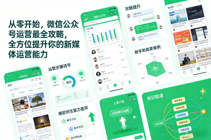 从零开始，微信公众号运营最全攻略，全方位提升你的新媒体运营能力-禾谷轻创网