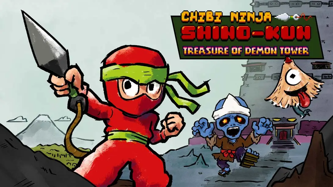 【美版】小忍者志乃君：魔塔宝藏 .Chibi Ninja Shino-kun Treasure of Demon Tower 英语-禾谷轻创网