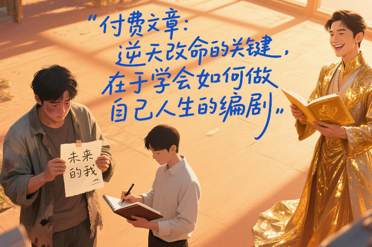 付费文章：逆天改命的关键，在于学会如何做自己人生的编剧-禾谷轻创网