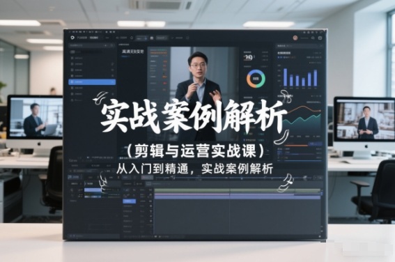 剪辑与运营实战课，从入门到精通，实战案例解析(更新2026)-禾谷轻创网