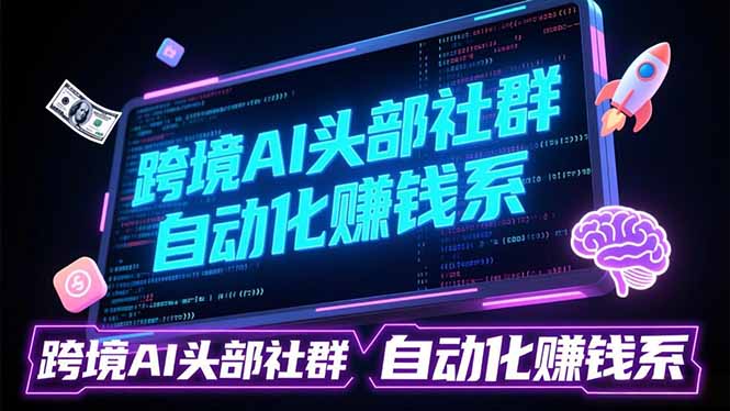 跨境AI头部社群前沿精选：聚焦可落地的AI实战经验，快速构建你的自动化赚钱系-禾谷轻创网