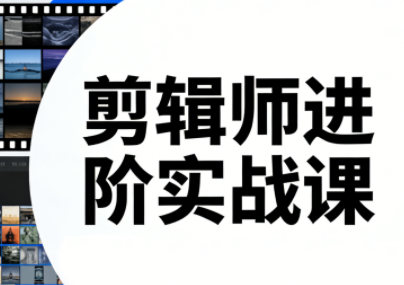 剪辑师进阶实战课(更新23年-25年)-禾谷轻创网