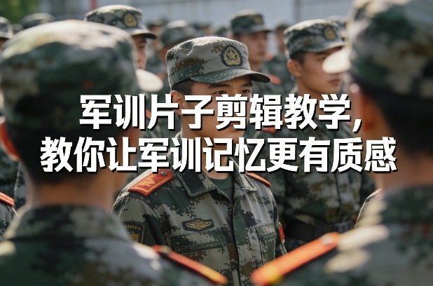 军训片子剪辑教学，教你让军训记忆更有质感-禾谷轻创网