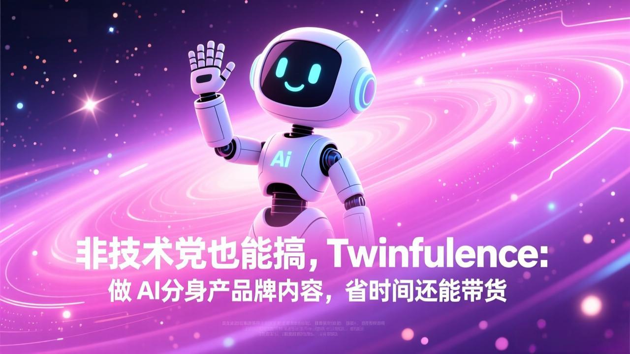 非技术党也能搞!Twinfluence:做 AI 分身产品牌内容,省时间还能带货-禾谷轻创网