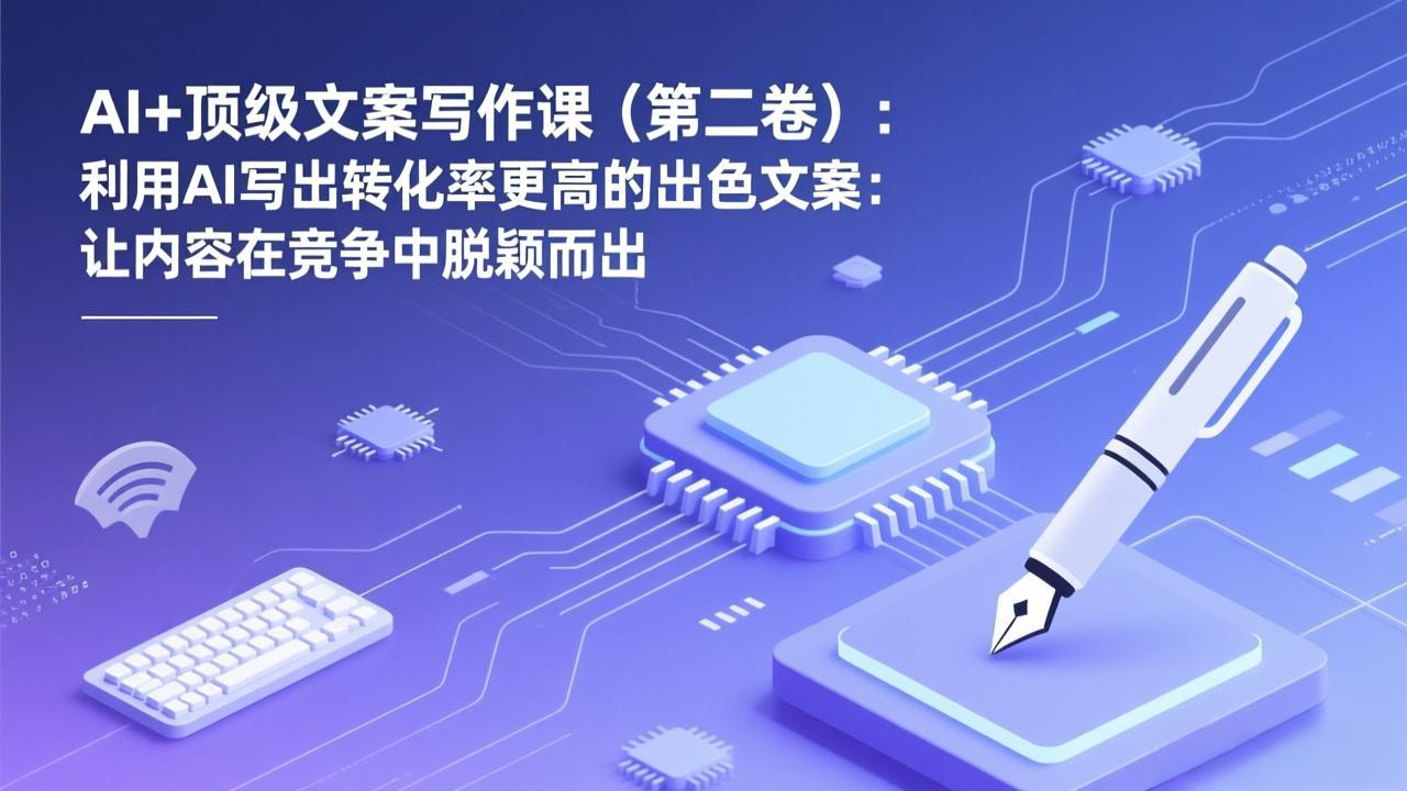 AI+顶级文案写作课(第二卷-禾谷轻创网