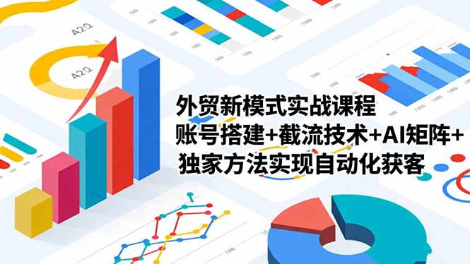外贸新模式实战课程-更新2月，账号搭建+截流技术+AI矩阵+独家方法实现自动化获客-禾谷轻创网