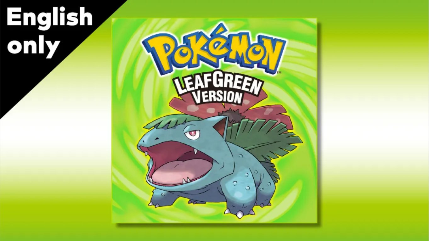 【美版】宝可梦叶绿 .Pokemon LeafGreen 中文汉化-禾谷轻创网