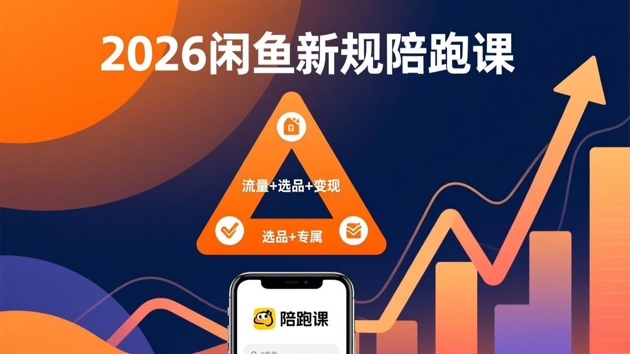 2026闲鱼高阶陪跑课全新上线，带你吃透新规玩转选品流量，从零搭建稳定变现盈利体系-禾谷轻创网