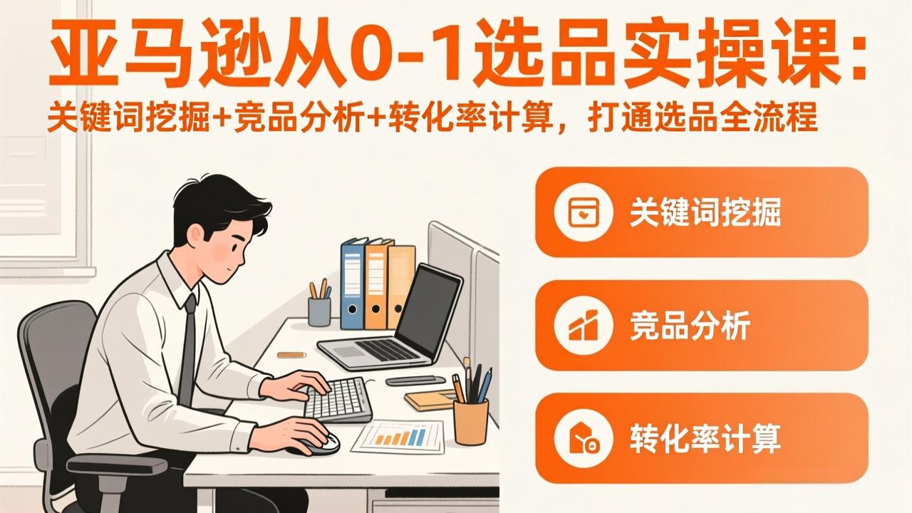 亚马逊从0-1选品实操课(更新3月-禾谷轻创网