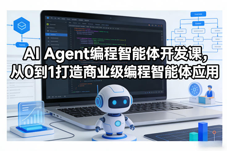 AI Agent编程智能体开发课，从0到1打造商业级编程智能体应用-禾谷轻创网