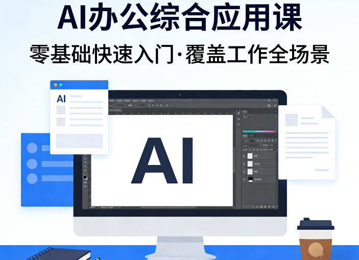 AI办公综合应用课，零基础快速入门，覆盖了工作中各种应用场景-禾谷轻创网