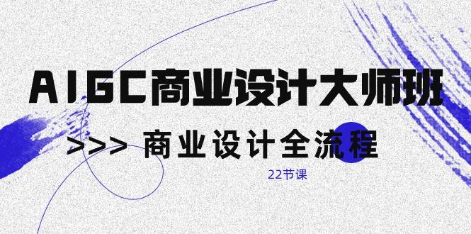 AIGC-商业设计大师班，商业设计全流程(22节课-禾谷轻创网