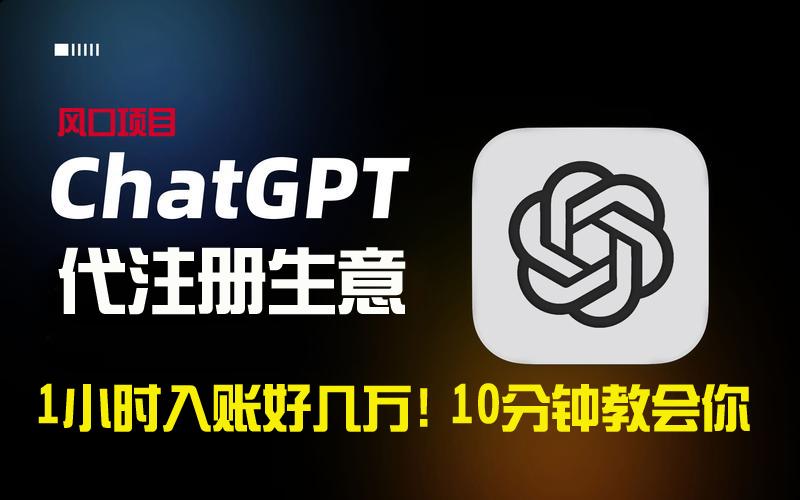 一小时入账好几万！利润大到吓人的ChatGPT代注册小生意，10分钟教会你，...-禾谷轻创网