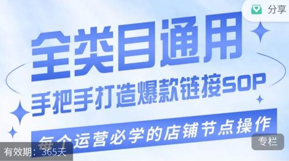 单品爆款打造实操运营，单品爆款从“0”-“1”手把手演练运营步骤-禾谷轻创网