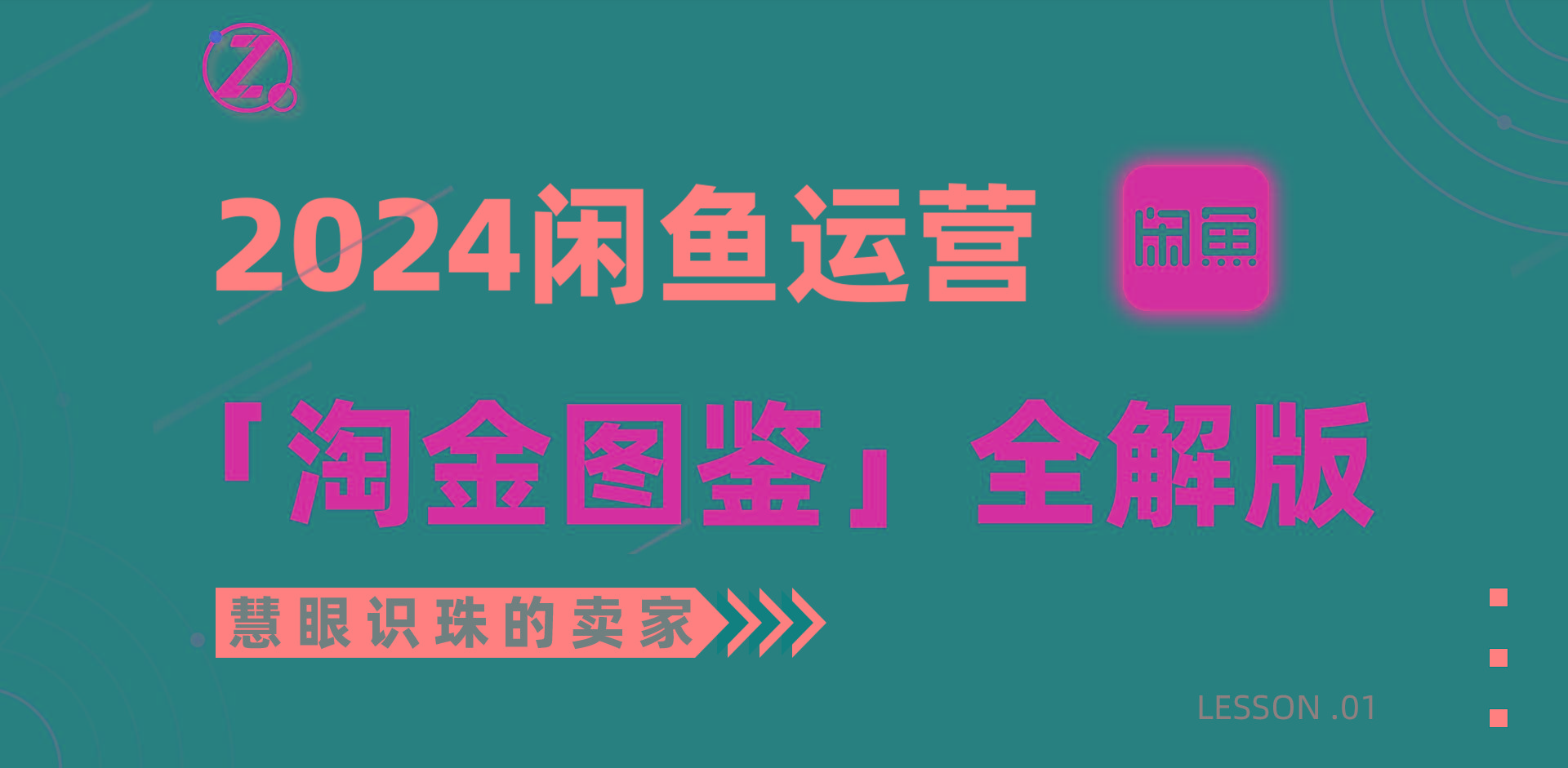 (9738期)2024闲鱼运营，【淘金图鉴】全解版-禾谷轻创网
