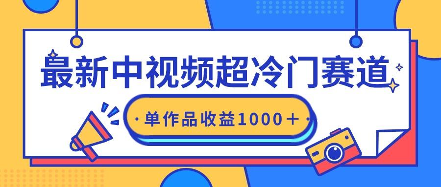 (9275期)最新中视频超冷门赛道，轻松过原创，单条视频收益1000＋-禾谷轻创网