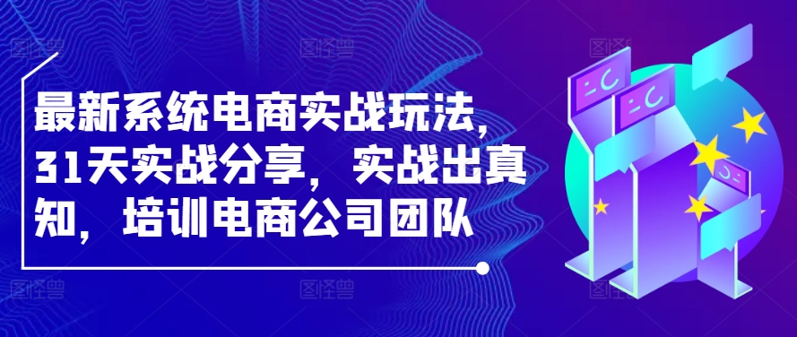 最新系统电商实战玩法，31天实战分享，实战出真知，培训电商公司团队-禾谷轻创网