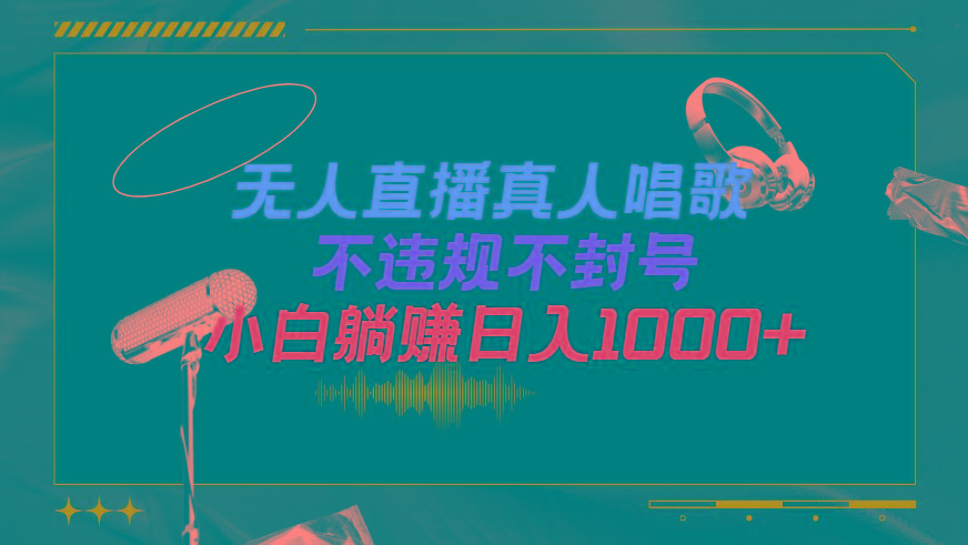 (9622期)抖音24小时无人直播音乐，不违规，不封号纯撸音浪，小白实操当天日入1000+-禾谷轻创网