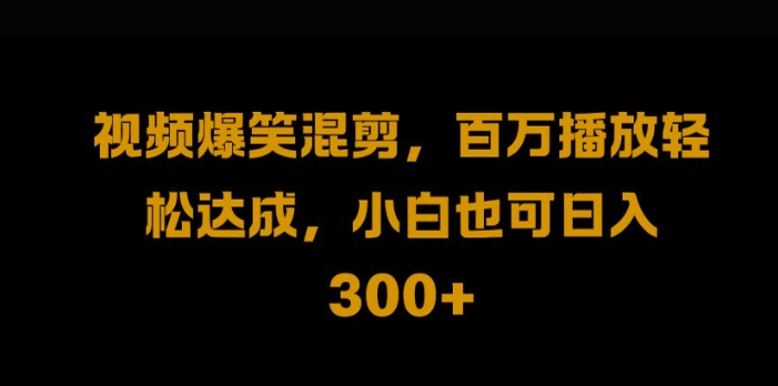 视频号零门槛，爆火视频搬运后二次剪辑，轻松达成日入1k【揭秘】-禾谷轻创网