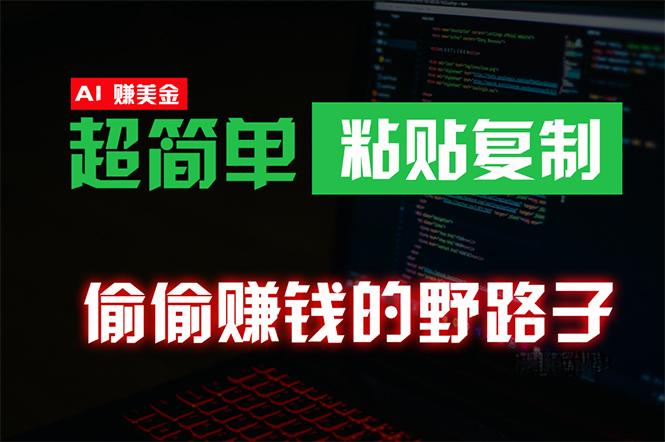 (10044期)偷偷赚钱野路子，0成本海外淘金，无脑粘贴复制 稳定且超简单 适合副业兼职-禾谷轻创网