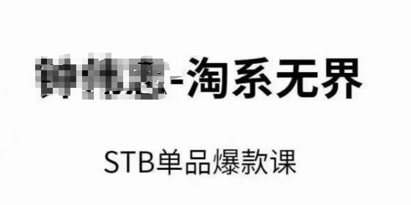 淘系无界STB单品爆款课(2024)，付费带动免费的核心逻辑，万相台无界关键词推广/精准人群的核心-禾谷轻创网