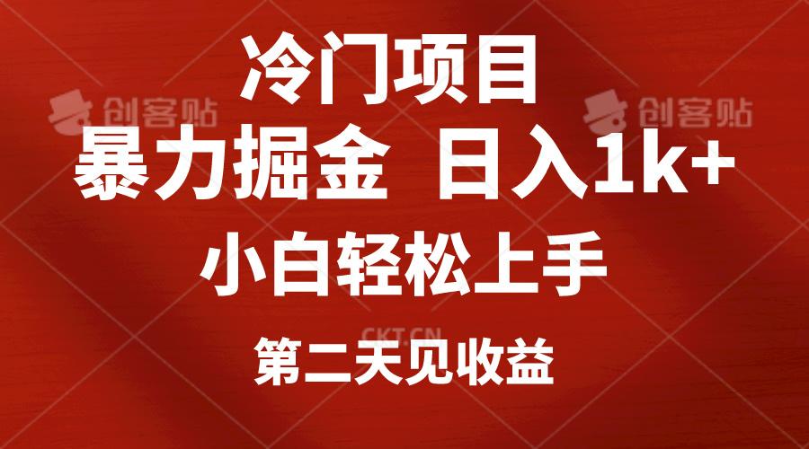 冷门项目，靠一款软件定制头像引流 日入1000+小白轻松上手，第二天见收益-禾谷轻创网