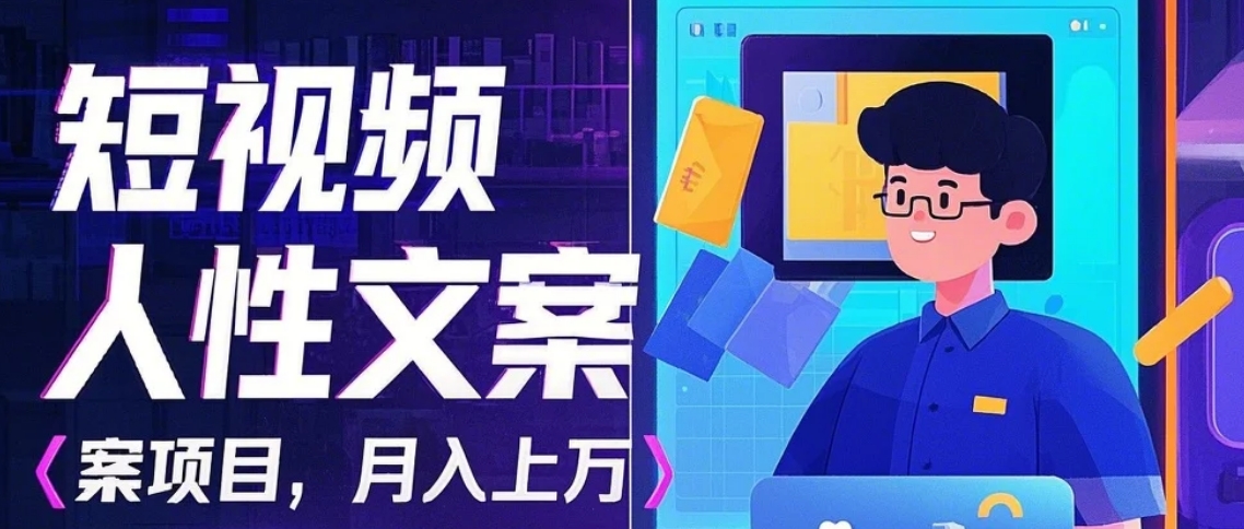 利用AI自动制作短视频人性文案项目：揭秘月入上万的精准流量变现秘籍-禾谷轻创网