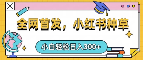 小红书种草，手机项目，日入3张，复制黏贴即可，可矩阵操作，动手不动脑【揭秘】-禾谷轻创网