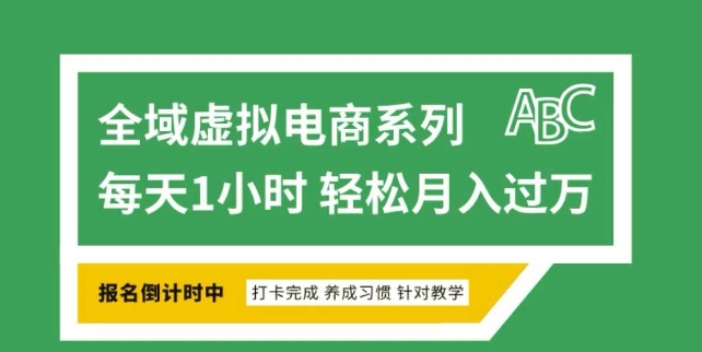 全域虚拟电商变现系列，通过平台出售虚拟电商产品从而获利-禾谷轻创网