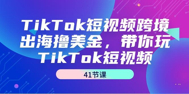 TikTok短视频跨境出海撸美金，带你玩TikTok短视频(41节课)-禾谷轻创网