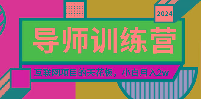 《导师训练营》精准粉丝引流的天花板，小白月入2w-禾谷轻创网