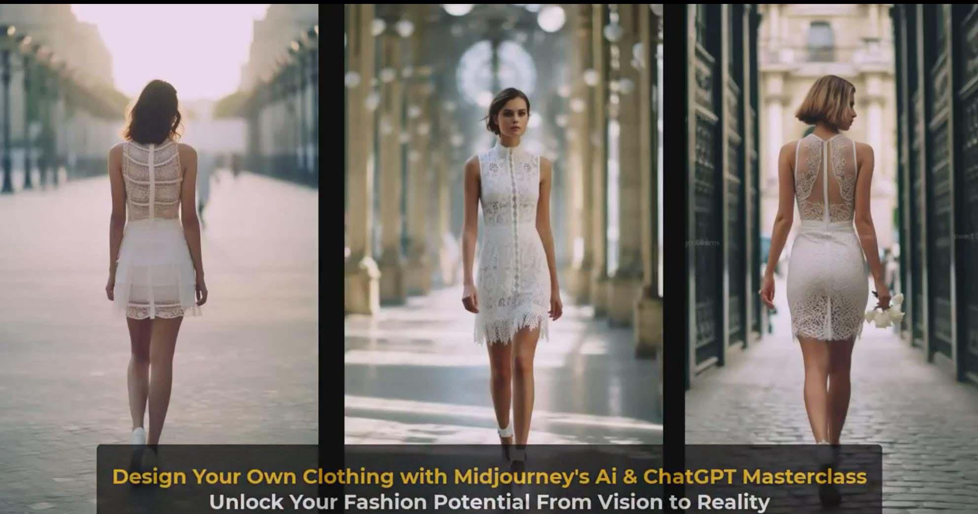 图片[2]-利用 Midjourneys Ai 人工智能设计自己的服装AI大师班-10节课-中英字幕-禾谷轻创网