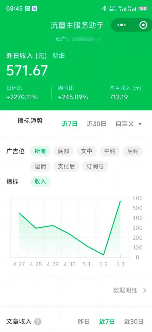 最新公众号托管躺赚项目，操作简单，只需复制粘贴，小白每天花五分钟，…-禾谷轻创网