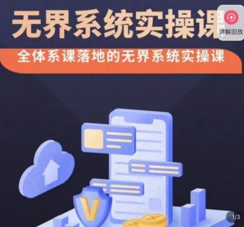 老衲·无界系统实操课，全体系落地无界改版后选择、出价、高投产做付费引流-禾谷轻创网