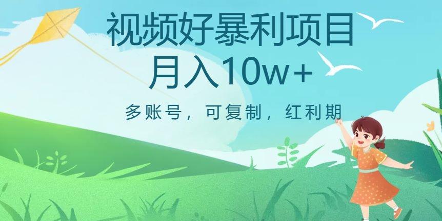 外边收费699项目，视频号暴利项目，多账号可复制，红利期-禾谷轻创网
