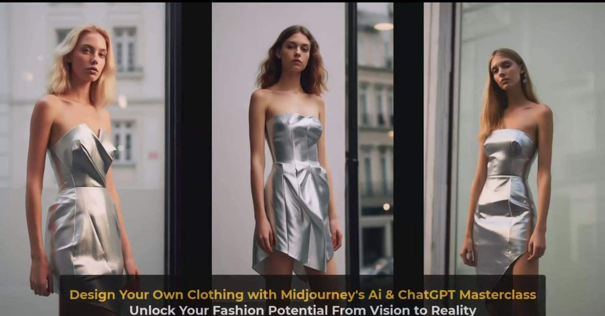图片[8]-利用 Midjourneys Ai 人工智能设计自己的服装AI大师班-10节课-中英字幕-禾谷轻创网