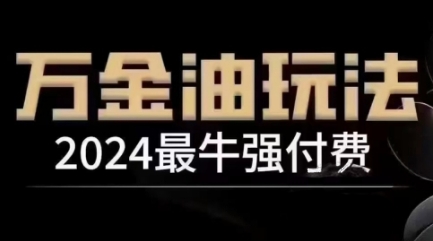 2024最牛强付费，万金油强付费玩法，干货满满，全程实操起飞(更新25年04月)-禾谷轻创网