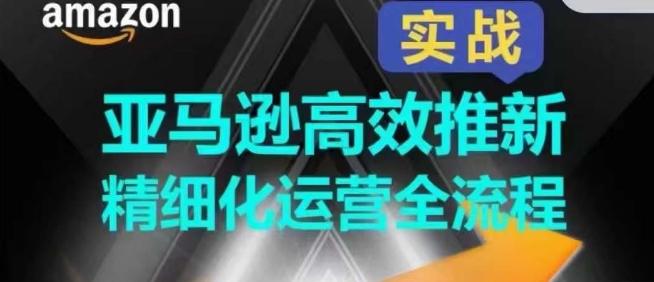 亚马逊高效推新精细化运营全流程，全方位、快速拉升产品排名和销量!-禾谷轻创网