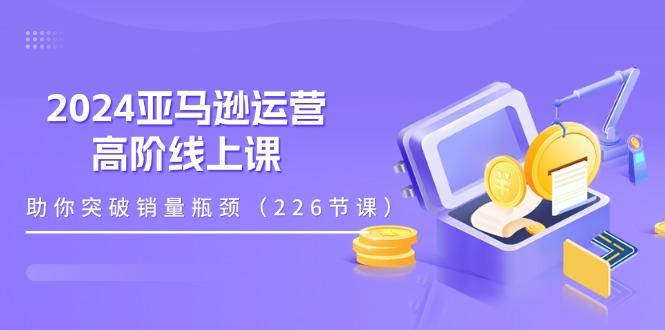 2024亚马逊运营-高阶线上课，助你突破销量瓶颈(228节课-禾谷轻创网