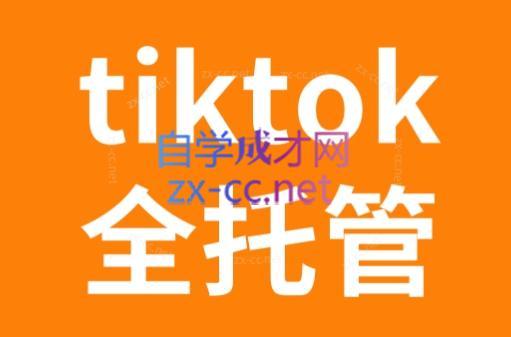 TikTok跨境电商全托管运营模式精品课-禾谷轻创网