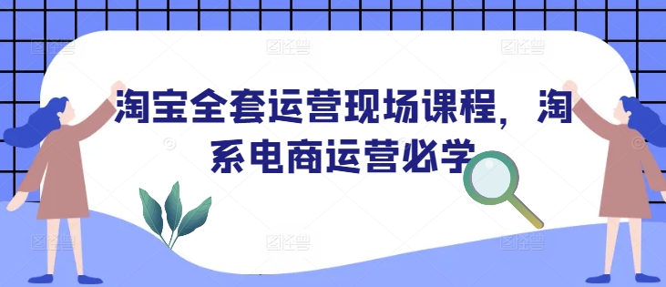 淘宝全套运营现场课程，淘系电商运营必学-禾谷轻创网