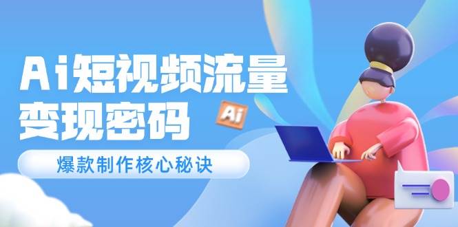 Ai短视频流量密码，爆款制作核心秘诀，120万案例深度解析-禾谷轻创网