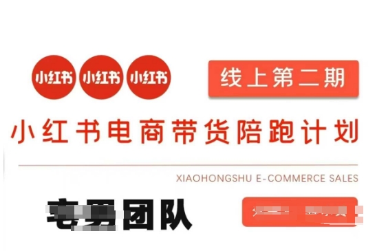小红书电商带货课2期，月利润20个的小红书电商的有货源，无货源，虚拟产品，付费投流等整套玩法-禾谷轻创网