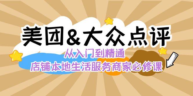 美团+大众点评 从入门到精通：店铺本地生活 流量提升 店铺运营 推广秘术 评价管理-禾谷轻创网