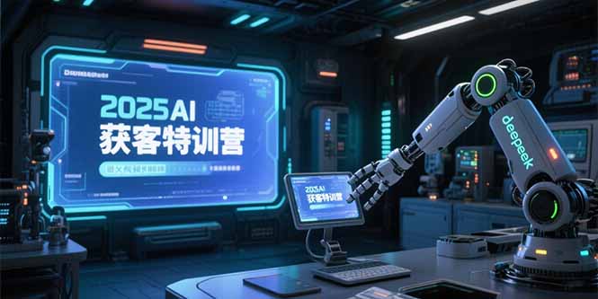 2025AI获客特训营，AI图文视频全制作，deepseek工具实操教学-禾谷轻创网