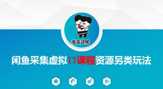闲鱼采集虚拟IT课程资源另类玩法，干货满满-禾谷轻创网