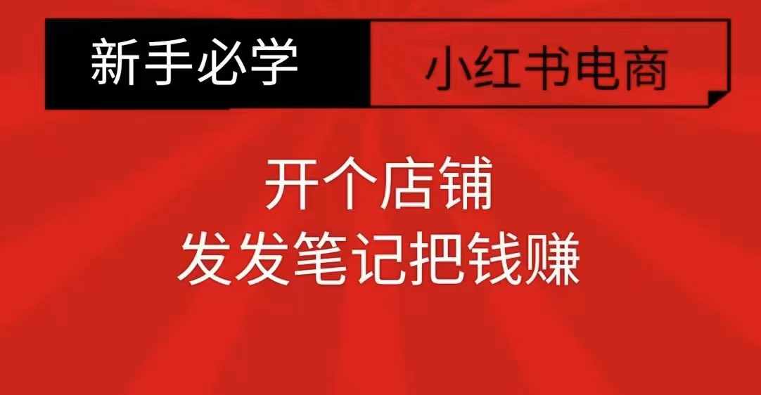 小红书零食共创【新手易上手】开个店铺，发发笔记把钱赚-禾谷轻创网