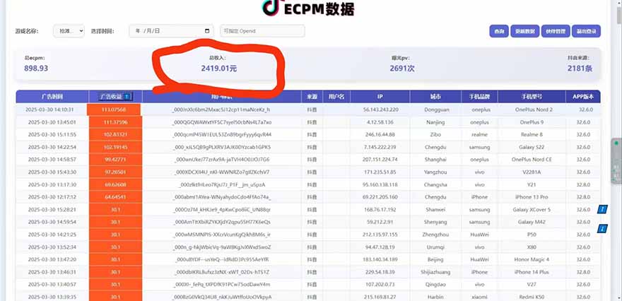 抖音官方小游戏2025全网最新玩法，暴利赚钱项目，单机日入2000+-禾谷轻创网