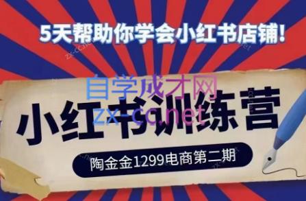 陶金金·小红书训练营(第二期)-禾谷轻创网