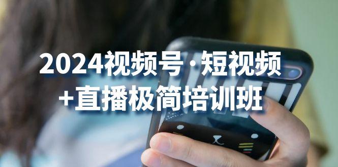 2024视频号·短视频+直播极简培训班：抓住视频号风口，流量红利-禾谷轻创网